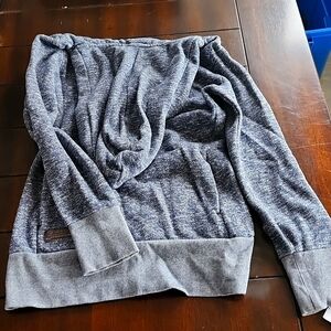 Blue-Grey Sweater with Hood